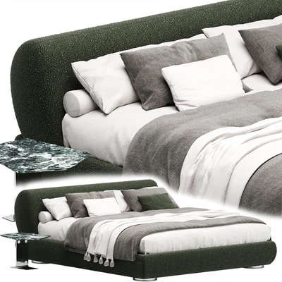 Supermoon Bed by Minotti — Ver 7