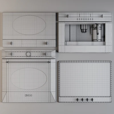 Kitchen Appliances Smeg Colonial — Ver 3
