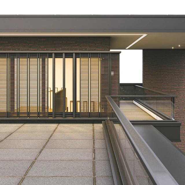Modern brick villa — Descargar
