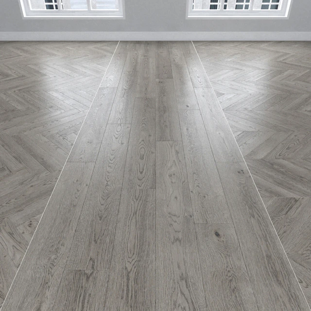 Parquet Oak gray, 3 types. Christmas tree, linear, chevron. — Descargar