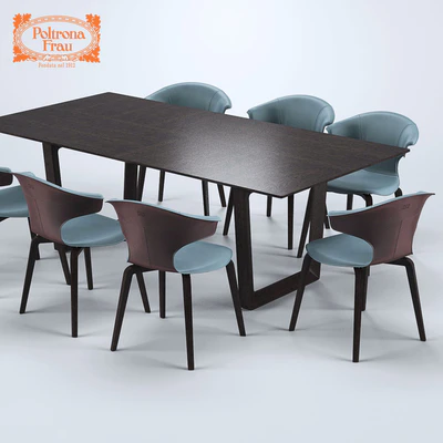 Poltrona Frau Montera Armchair/Bolero Tables — Вид 1