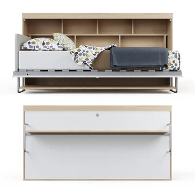 Guter Mobel - Transformer bed wardrobe with Standart table — Ver 5