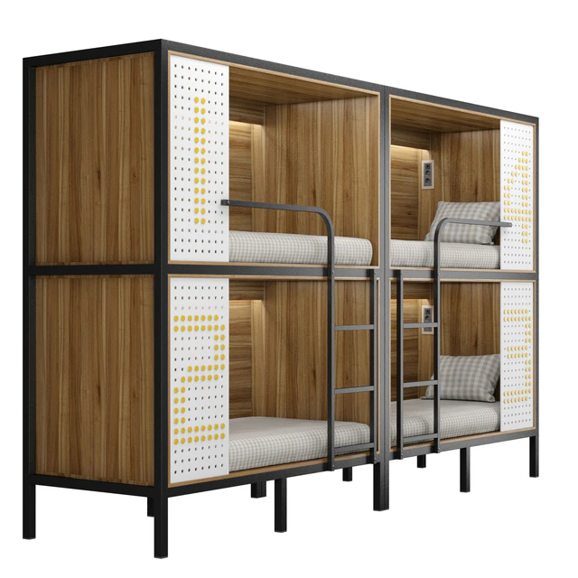 Bunk bed for hostel and dorm — Descargar