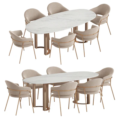 Hudkoff Lord table Gloria chair — Вид 1