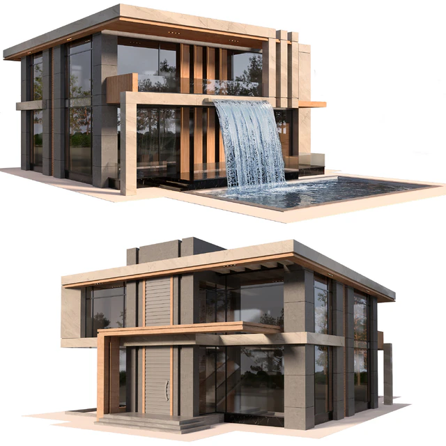 Villa with pool — Скачать
