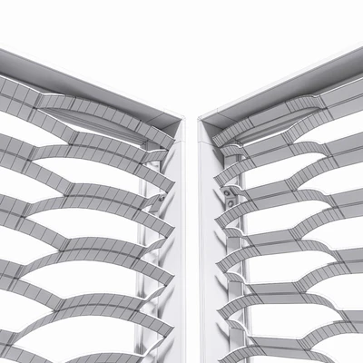 Expanded metal stainless (radial & arc) — Ver 3