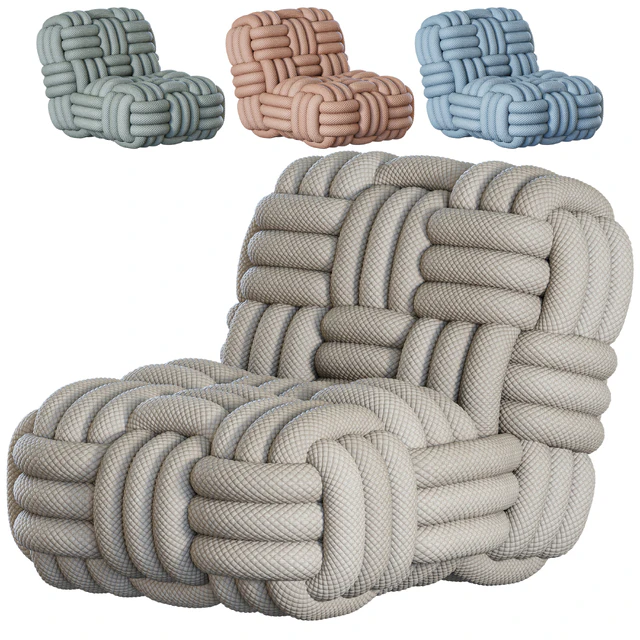 Knitty Lounge Chair by Moooi — Descargar