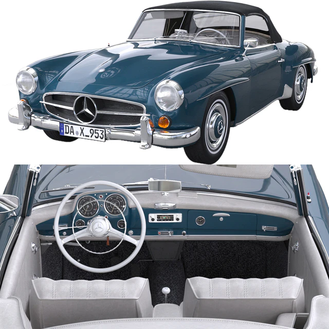 Mercedes-Benz 190 SL + (Corona) — Descargar