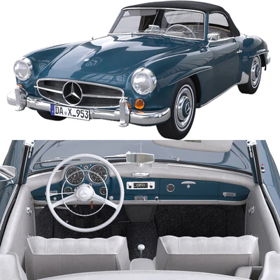Mercedes-Benz 190 SL + (Corona) — Ver 1