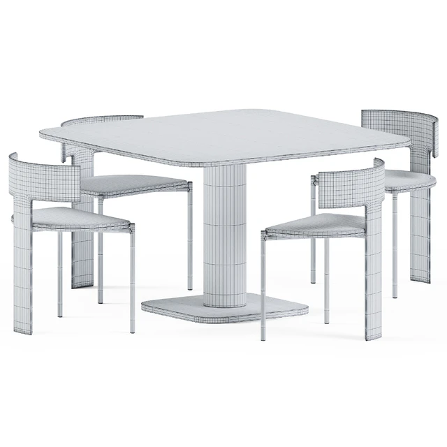 Matera Tavolo Table & Chair Zefir by Baxter — Descargar