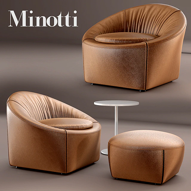 Armchair Minotti CAPRI — Descargar