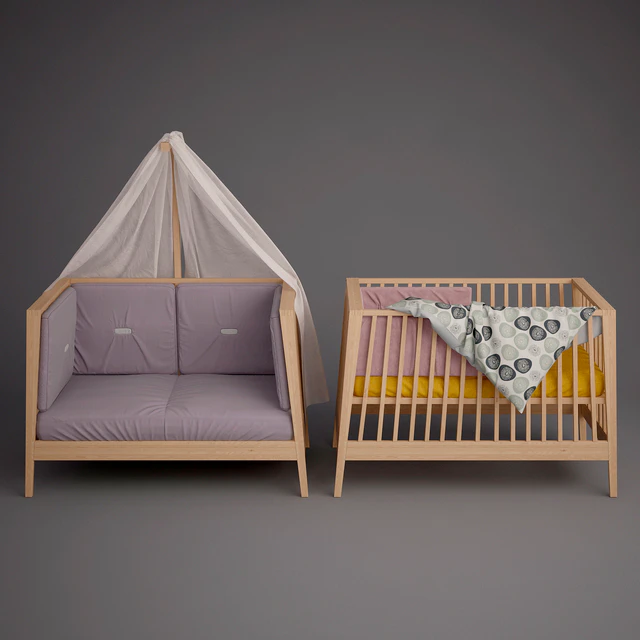 Baby cot Linea by Leander — Descargar