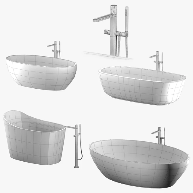 ANTONIO LUPI baths with faucets set 1 — Descargar