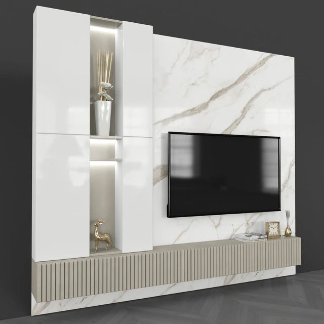 Modern TV Wall set53 — Скачать