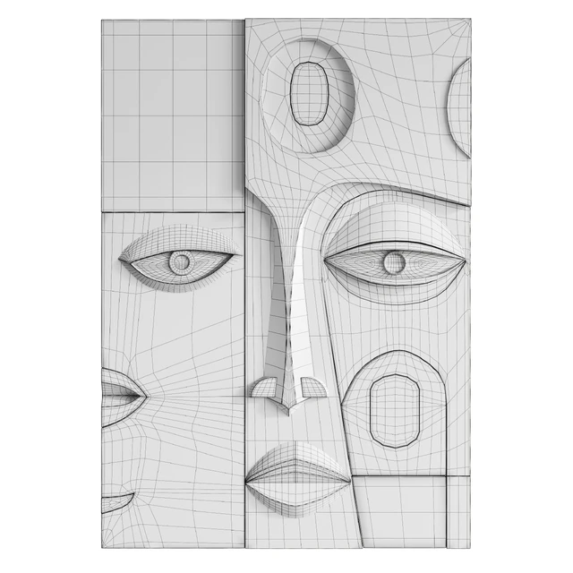 Wall Decor Faces — Descargar