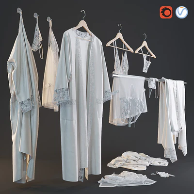 A set of women's clothing — Ver 1