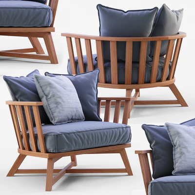 Armchair Gervasoni INOUT 707 — Ver 1
