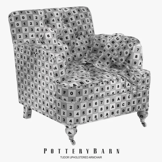 Pottery Barn - Tudor Upholstered Armchair — Скачать