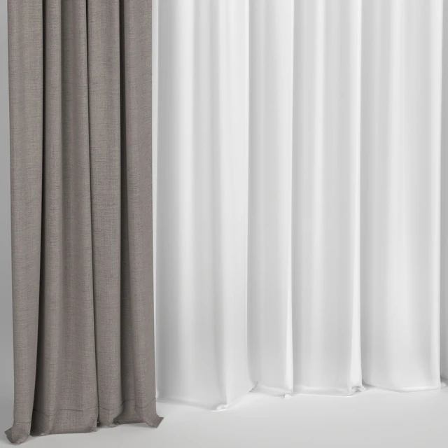 Curtains with tulle — Descargar