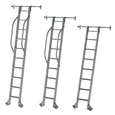 Custom Service Hardware Sliding Hook Library Ladder — Ver 7