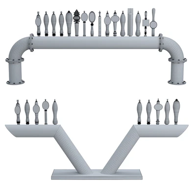 Beer Equipment Elbe & Longhorn — Ver 3