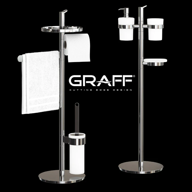 Graff набор для ванной SENTO Series, стоячие аксесуары — Скачать