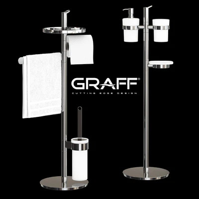Graff набор для ванной SENTO Series, стоячие аксесуары — Вид 1