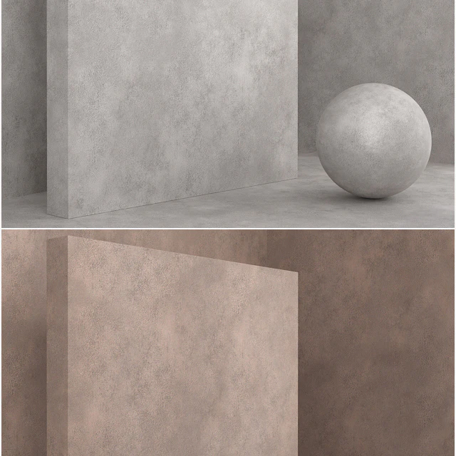 Material (seamless) - coating, plaster set 33 — Descargar