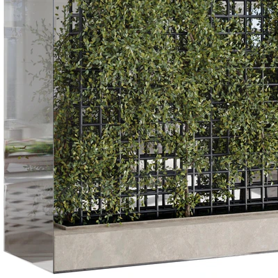 Plants Set Partition In Behind Glass - Ivy Garden Wall Decor Set 116 — View 6