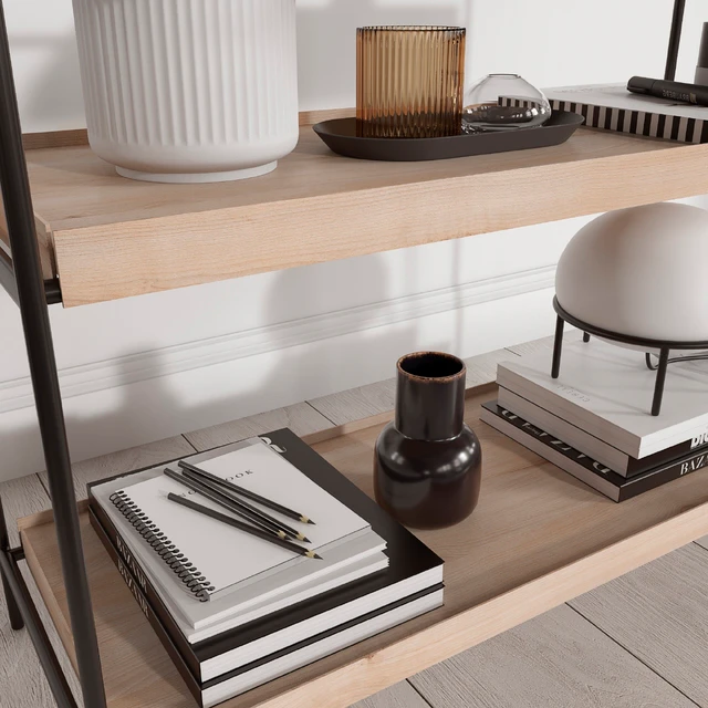 Woud Shelves with Decorative Filling — Descargar