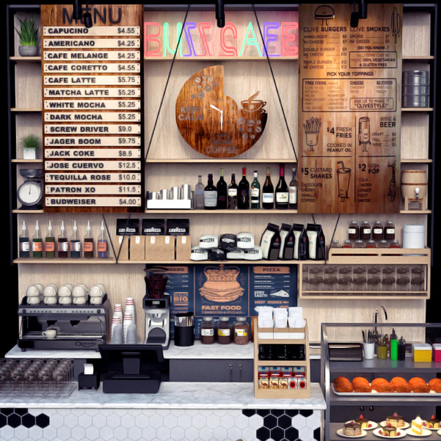 JC Coffee Shop Counter — Descargar
