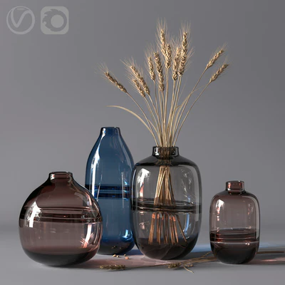 Minimalist Clear Glass Vase — Ver 1