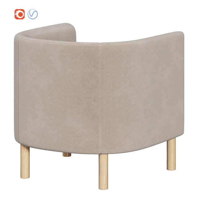 Armchair Hoff Agata beige — Descargar