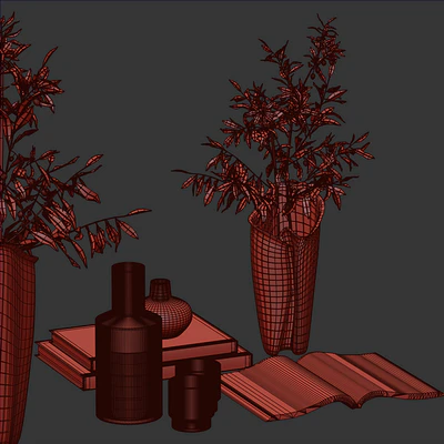 Decorative coffee table set m1 — Ver 4