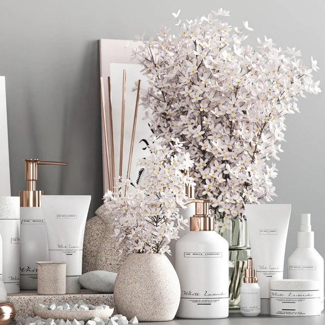 Bathroom Accessories with Plant A — Descargar
