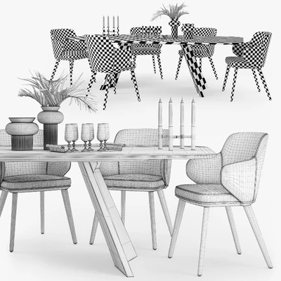 Calligaris Foyer armchair Icaro table set01 — Вид 2