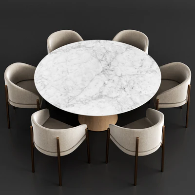 Porro Frank armchair and Materic table — Ver 2