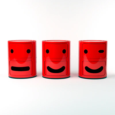 Kartell Chests "Componibili Smile" — Ver 3