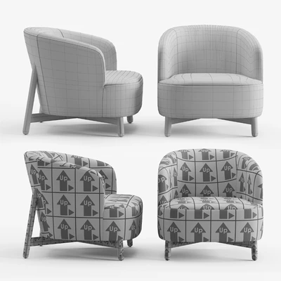 Porada Copine wood Armchair — Вид 5