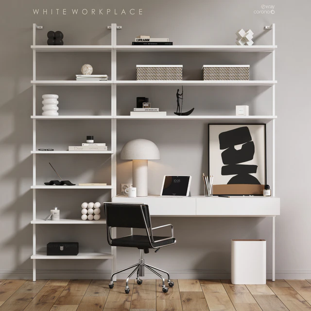 white workplace — Descargar