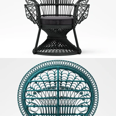Кресло Black Peacock Chair New In — Вид 2