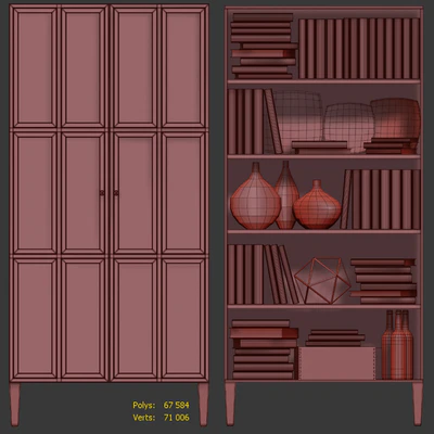 Wardrobe / showcase Andersen. Cabinet / Showcase Andersen by Etg-Home — Ver 5