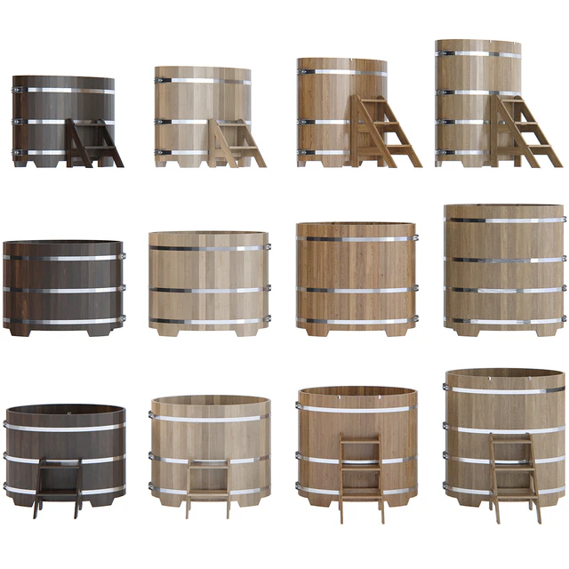 Овальная купель от Bentwood 0.69*1.31м — Скачать