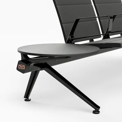 Poltrona Frau Flair Airport Seating System Black — Вид 5