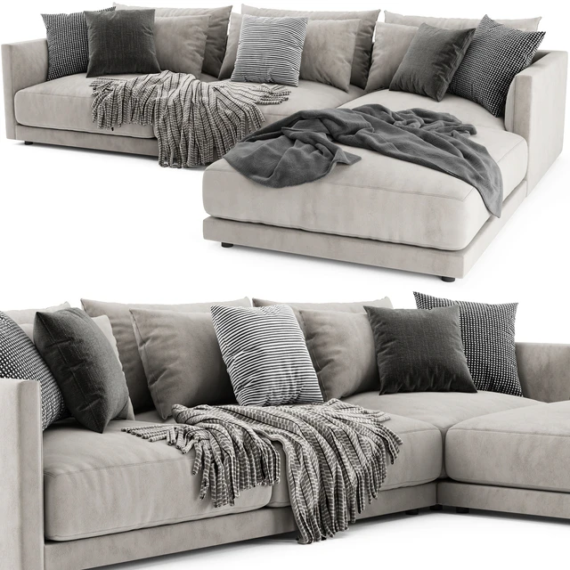 Poliform Bristol with Ottoman — Скачать