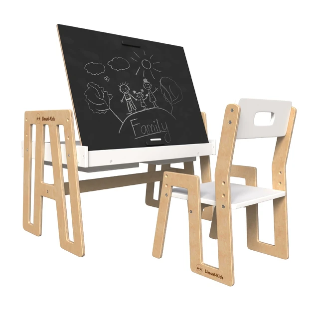 Growing furniture set: children's table and chair Rastishka Limoni Kids — Descargar