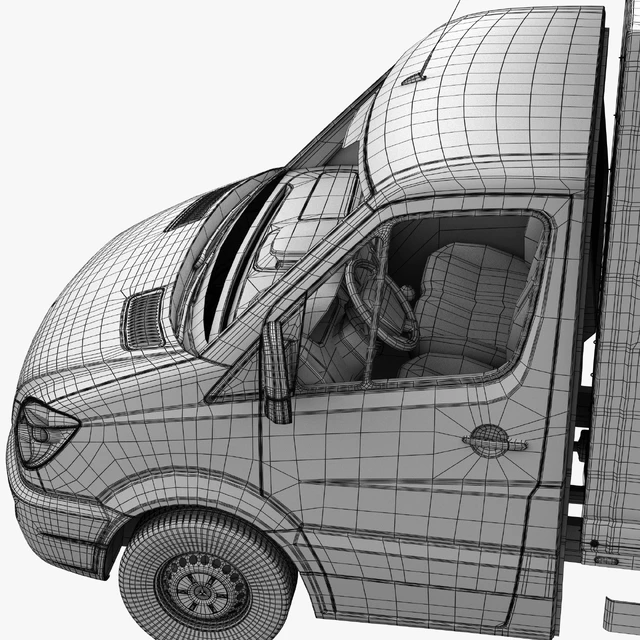 Sprinter Curtainsider truck — Descargar