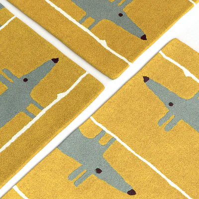 Ковер Scion Mr Fox Mustard Rug — Вид 3