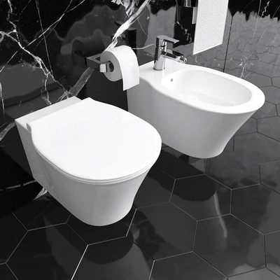 Ideal Standard Connect Air WC and Bidet — Ver 1