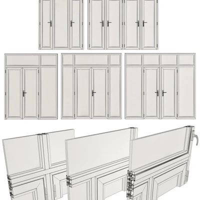 Stained aluminum doors / Stained aluminum doors — Ver 2